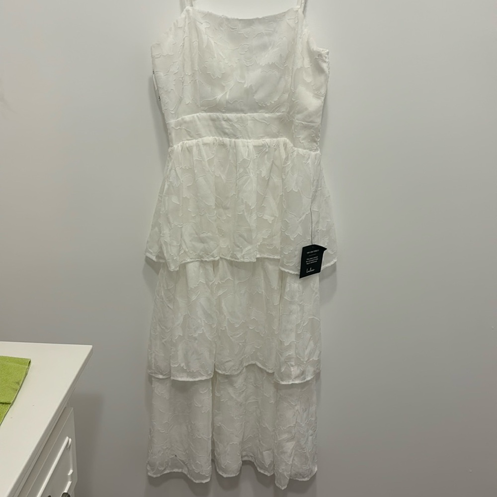White Maxi LuLus dress